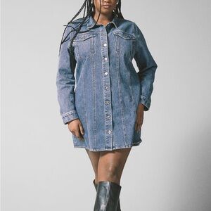 H&M denim dress NWT size Extra small